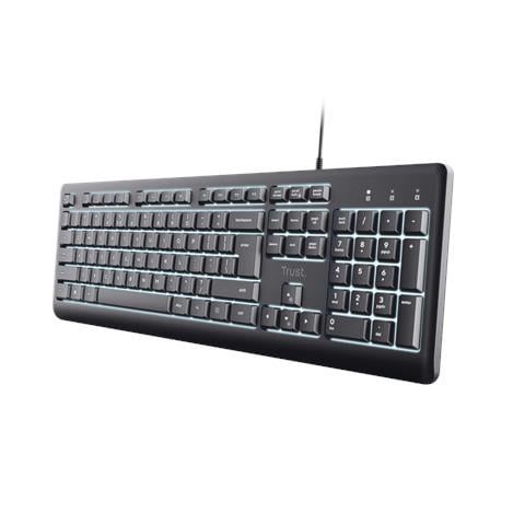 Primo Beleuchtete tastiera Casa /ufficio USB QWERTY Italiano Nero - Foto 1