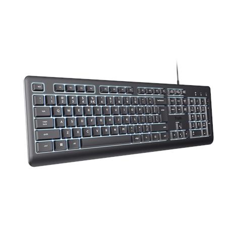 Primo Beleuchtete tastiera Casa /ufficio USB QWERTY Italiano Nero - Foto 5