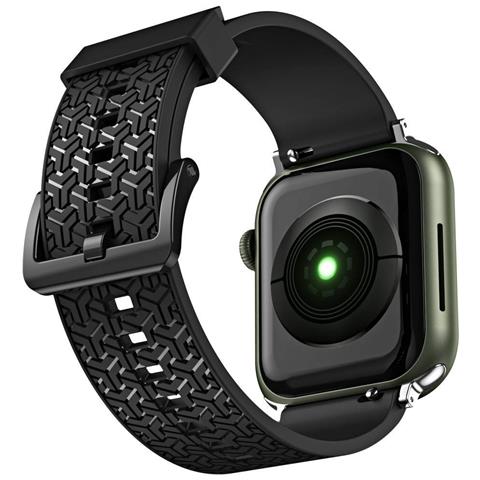 Cinturino Y Per Apple Watch 7 / Se (41/40/38 Mm) Cinturino Orologio Nero - Foto 1