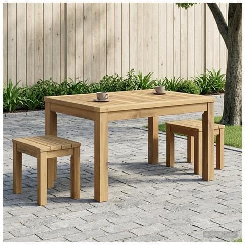 Tavolino da salotto Bianco 50 x 68,5 x 36 cm - Foto 2