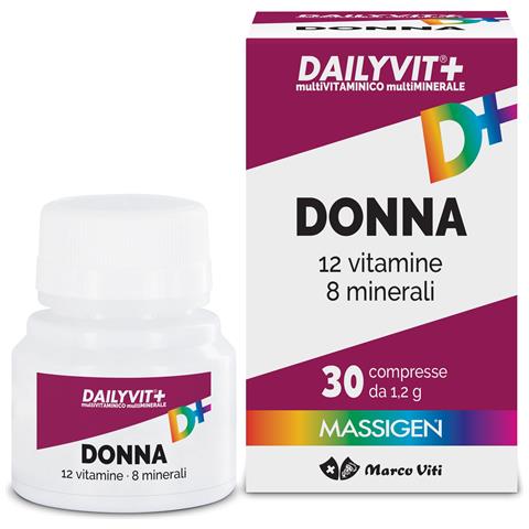 Massigen Donna Multivitaminico e Multiminerale 30 Compresse Rivestite - Foto 1