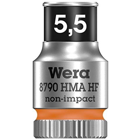 8790 HMA HF Bussola per cricchetto Ciclopi con attacco da 1/4 con ritegno Vite, 5.5 millimetri - Foto 1