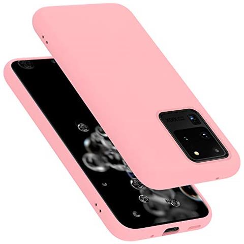Custodia Compatibile Con Samsung Galaxy S20 Ultra In Liquid Rosa - Coperchio Protettivo In Silicone Tpu Flessibile - Foto 1