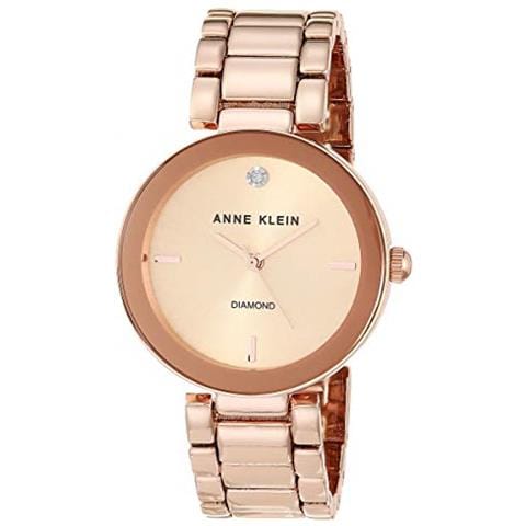 Ak / n1362chgb - Orologio Da Donna Al Quarzo, Con Display Analogico E Cinturino In Lega Dorata Polsino Oro Rosa - Foto 1