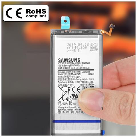 Batteria Interna Originale Galaxy S10 Plus 4100mah Modello Eb-bg975abu - Foto 10