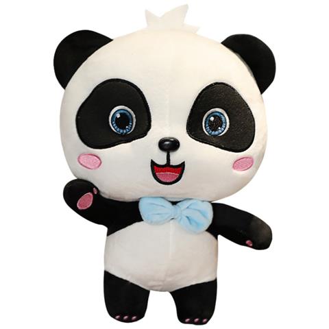 Simulazione piccola bambola di peluche procione panda