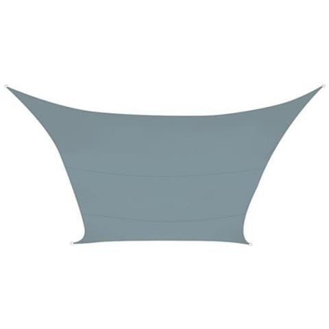 Vela Solare Quadrata 3,6x3,6m Grigio Chiaro - Foto 3