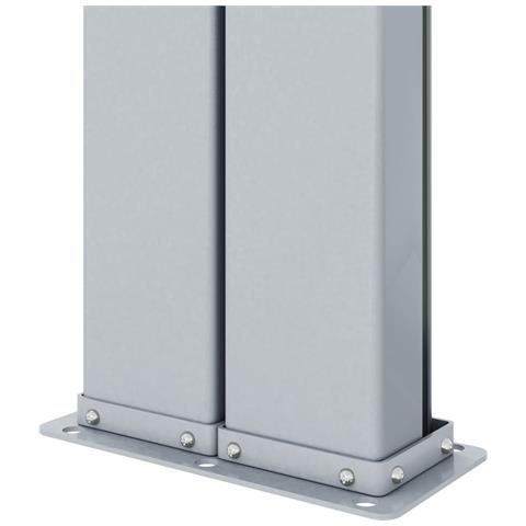 Tenda Da Sole Laterale Retrattile Crema 200x600 Cm - Foto 2