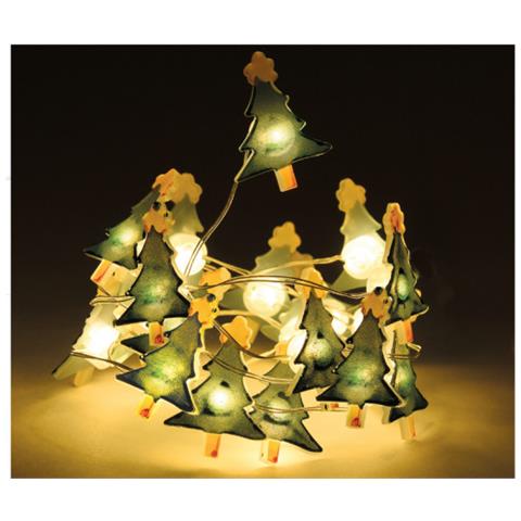 Luce Dell'albero Di Natale Edm - Spirito Natalizio - Luce Calda - 20 Lampadine Led - 1,10 M - 71388 - Foto 2
