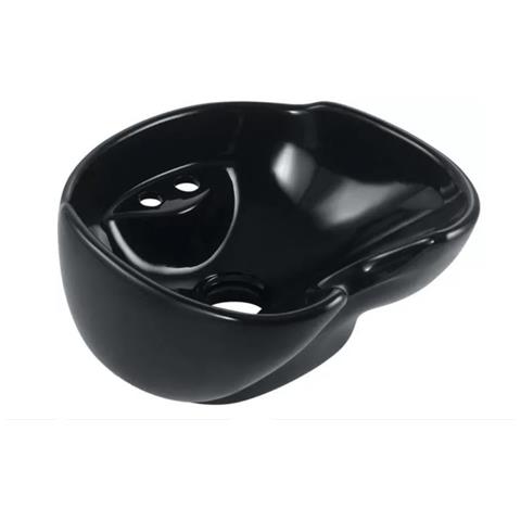Ciotola Professionale In Ceramica Per Postazione Di Lavaggio Per Parrucchieri Nero - Foto 3