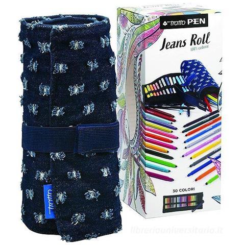 Penna Punta In Fibra Ad Ago 0.5 Mm Con Astuccio Rol Colori Assortiti Conf 30 Pz, - Foto 1