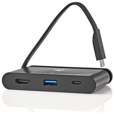 TCARF240BK replicatore di porte e docking station per laptop USB 3.2 Gen 1 (3.1 Gen 1) Type-C Nero - Foto 7