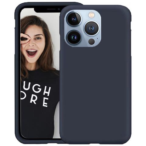 Cover Per Iphone 12 Pro Max Premium Silicone Microfibra, Blu - Foto 1