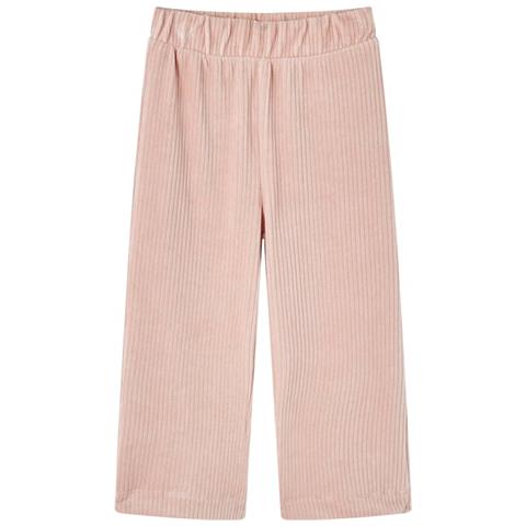Pantaloni Per Bambini In Velluto A Coste Rosa Chiaro 116 - Foto 1