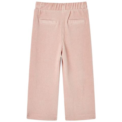 Pantaloni Per Bambini In Velluto A Coste Rosa Chiaro 116 - Foto 2