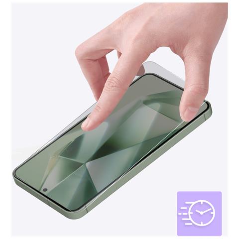 Vetro Temperato Per Galaxy S24 Fe Durezza 9h Antiriflesso Set Da 2 - Foto 2