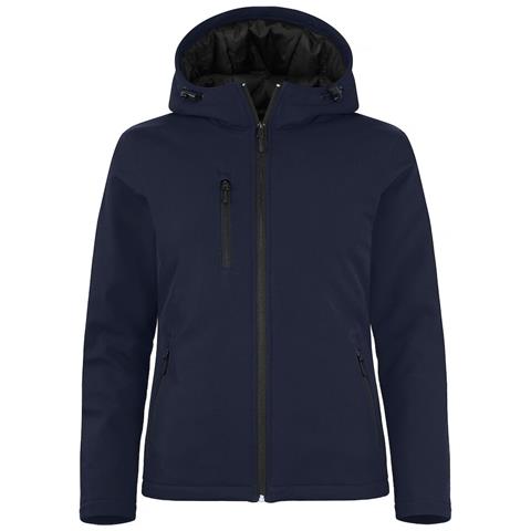 Padded Hoody Softshell Ladies Blu Scuro S - Foto 1