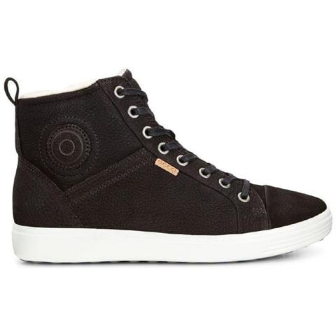 Soft 7 Da Donna In Pelle Nera Con Semi-stivali Isolati 35 - Foto 1