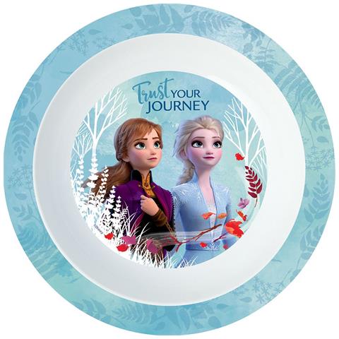 Piatto Fondo Frozen Originale Da 20 Cm In Plastica Per Bambini. - Foto 1