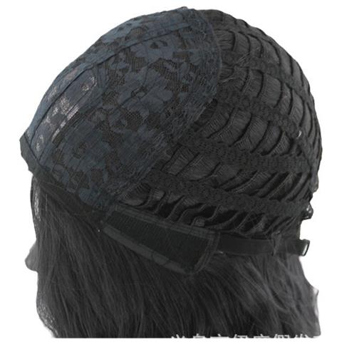 Parrucca Uomo Compatibile Con Stile Corto A Spazzola, Fibra Resistente Al Calore, Colore Argento, Leggera E Traspirante Model 4 - Foto 3