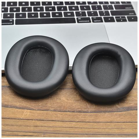 Cuscinetti Auricolari In Memory Foam Per Cuffie Sony Wh-ch720n Black - Foto 3