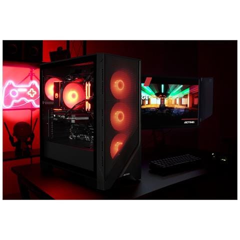 5901443406099 PC AMD Ryzen™ 5 7500F 32 GB DDR5-SDRAM 1 TB SSD AMD Radeon RX 7700 XT Midi Tower Nero - Foto 2