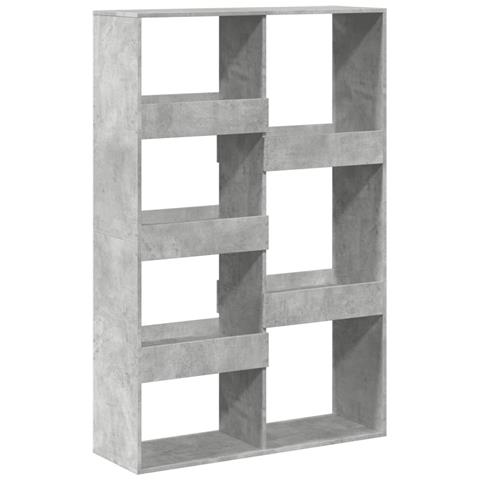 Libreria Grigio Cemento 100x33x155,5 Cm In Legno Multistrato - Foto 2