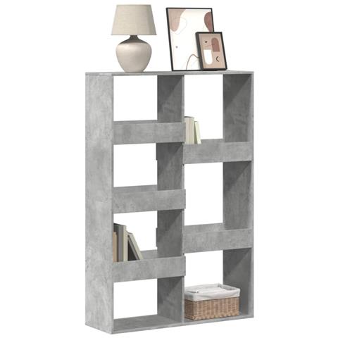 Libreria Grigio Cemento 100x33x155,5 Cm In Legno Multistrato - Foto 1
