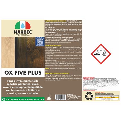Ox-five Plus 5lt - Invecchiante Forte Per Legno Ox-five Plus 5lt - Foto 3