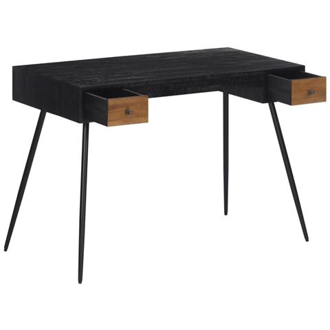 Lusso Casadino -  Scrivania 117x56,5x75 Cm In Teak Massello Di Recupero - Foto 1