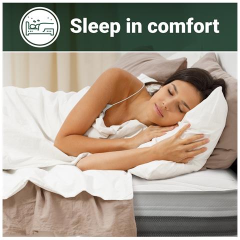 Materasso Matrimoniale Francese 145x195 Cm In Memory Antibatterico | Altezza 16 Cm | Rivestimento 3d Air In Fibra Ipoallergenica | Materasso Ortopedico A 7 Zone Differenziate Termosensibili - Foto 7