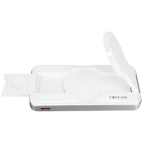 Powerbank Magsafe 3 In 1 Per Iphone / Apple Watch / Airpods 10000 Mah, Bianco - Foto 1