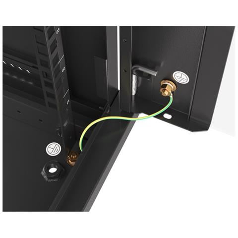 Lanberg WF01-6604-10B, Da parete, 4U, 60 kg, 17 kg, Nero - Foto 10