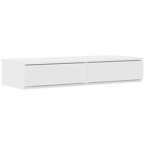 Cassetti per letto bianco  75x36,5x16,5 cm in legno ingegnerizzato - Foto 1