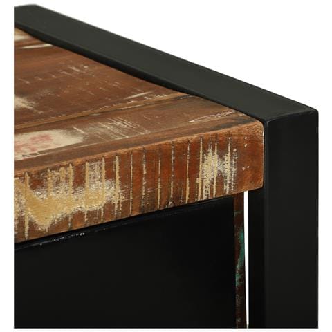 Armadio da Bagno 40x35x90 cm in Legno Massiccio Riciclato - Foto 9