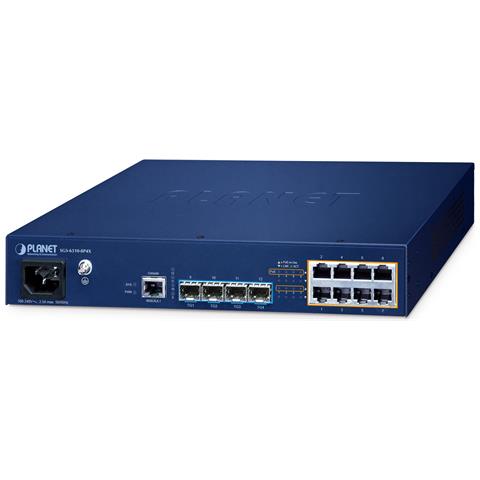 SGS-6310-8P4X switch di rete Gestito L3 Gigabit Ethernet (10/100/1000) Supporto Power over Ethernet (PoE) Blu - Foto 1