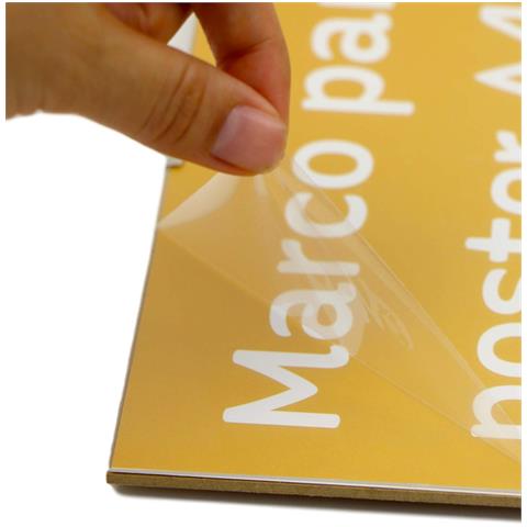 Cornici In Legno Mdf Con Vetro Acrilico Per Foto, Poster, Quadri E Decorazioni Per Il Soggiorno, La Camera Da Letto O L'ufficio Bianco 30x30 - Foto 2