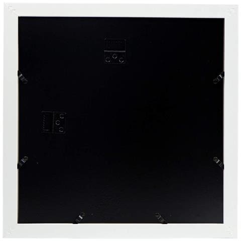 Cornici In Legno Mdf Con Vetro Acrilico Per Foto, Poster, Quadri E Decorazioni Per Il Soggiorno, La Camera Da Letto O L'ufficio Bianco 30x30 - Foto 5