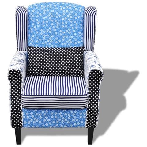 Lusso Casadino - Poltrona Con Design Patchwork In Tessuto - Foto 2