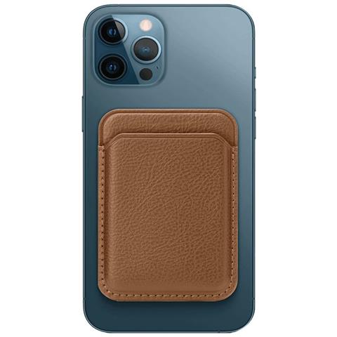 Porta Carte Magnetico Per Iphone Brown - Foto 3