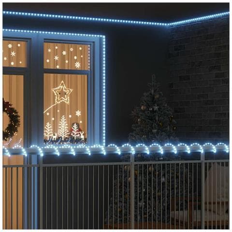 Luce a corda con 1200 LED Bianco Freddo 50 m PVC - Foto 2
