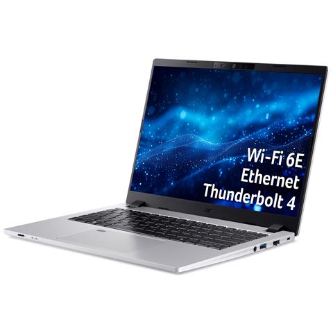 TravelMate P2 P214-56 I7-150U 16GB / 512GB W11P Copilot+ PC Intel Core 7 Computer portatile 35,6 cm (14") WUXGA DDR5-SDRAM SSD Wi-Fi 6E (802.11ax) Windows 11 Pro Argento - Foto 7