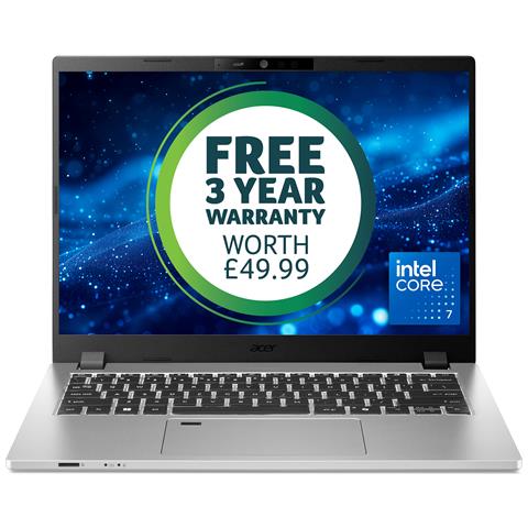 TravelMate P2 P214-56 I7-150U 16GB / 512GB W11P Copilot+ PC Intel Core 7 Computer portatile 35,6 cm (14") WUXGA DDR5-SDRAM SSD Wi-Fi 6E (802.11ax) Windows 11 Pro Argento - Foto 1