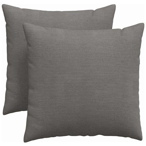 Cuscini da Divano 2 pcs Grigio chiaro 45 x 45 cm - Foto 1