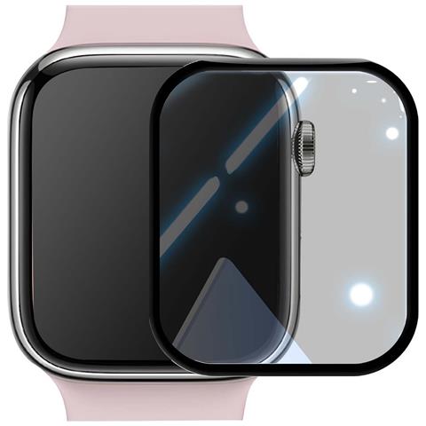 Protezione Schermo In Vetro Temperato 3d Per Apple Watch 7 41mm Durezza 9h, Trasparente - Foto 1