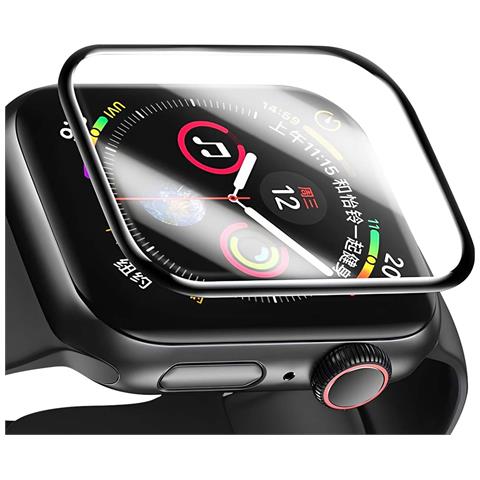 Protezione Schermo In Vetro Temperato 3d Per Apple Watch 7 41mm Durezza 9h, Trasparente - Foto 5