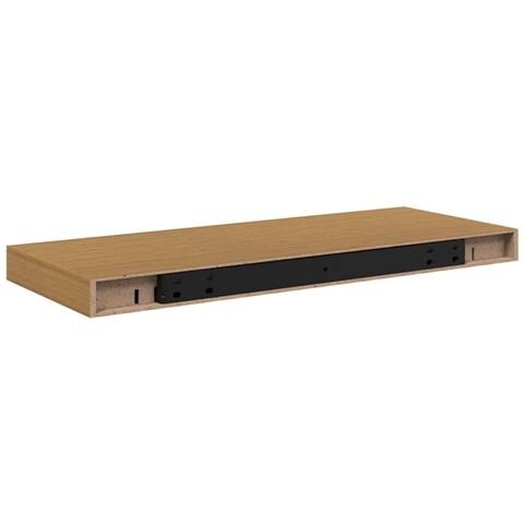 Scaffale da parete 4 pcs Beige 50 x 23 x 4 cm Legno multistrato - Foto 9
