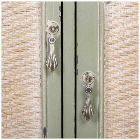 Mobile Da Ingresso In Legno Verde 95x36x88h - Foto 8