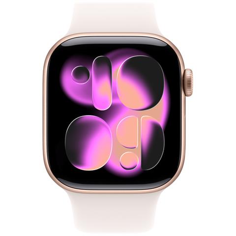 Watch Series 11 GPS + Cellular 42mm Cassa Alluminio Oro Rosa con Band Rosa Fard - M /L - Foto 2
