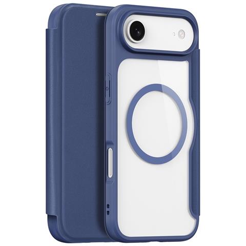 Cover con Tapa per iPhone Air - Pelle /PU, Blu, MagSafe - Foto 1